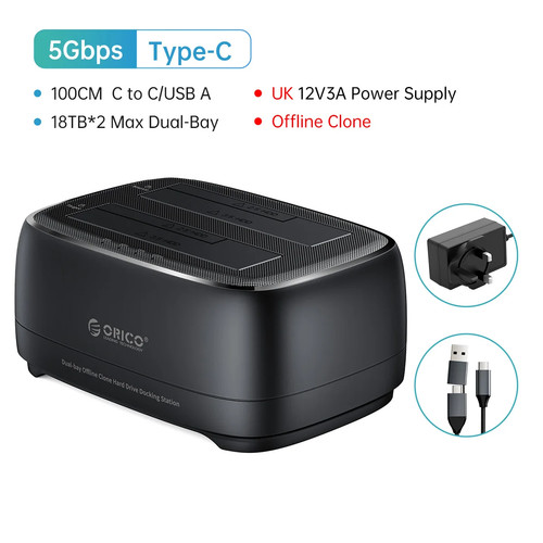 Orico dual bay hdd docking - orico,