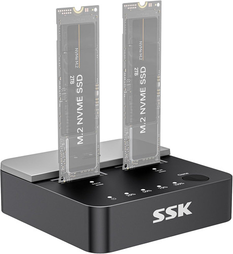 Dual bay nvme ssd cloner - ssd, &
